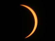 Eclipse 2017 the vanishing sun in Makanda Illinois